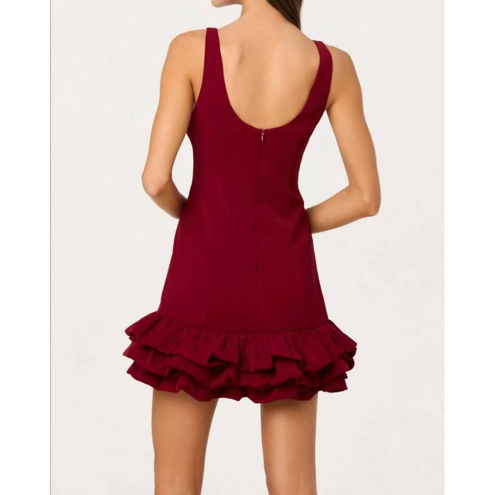 NEW ASTR elexis dress in wine - Picture 4 of 4